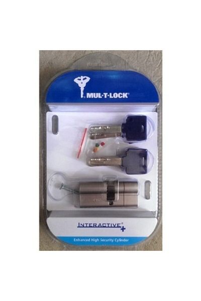 Mul-T-Lock Multlock 71 مم تفاعلي + مصيدة عالية الأمان 3 مفاتيح