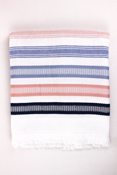 Taka Fabrics Peshtamal Beach And Home Towel 100% Cotton 75x150cm 8659 V1