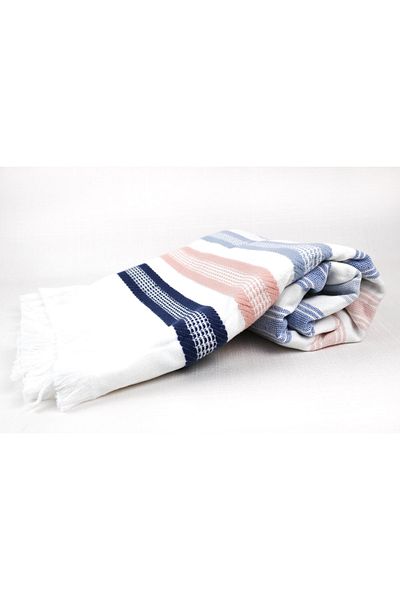Taka Fabrics Peshtamal Beach And Home Towel 100% Cotton 75x150cm 8659 V1