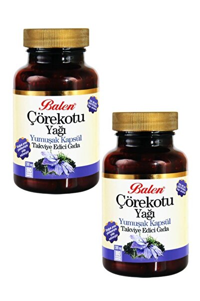 Balen Çörekotu Yağı Yumuşak Kapsül 1380 Mg 80 Kapsül 2 Adet