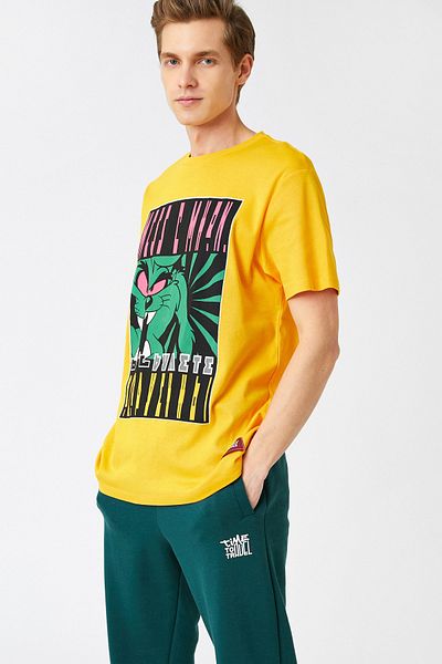 Koton Τυπωμένο με άδεια T-Shirt Tasmanian Devil