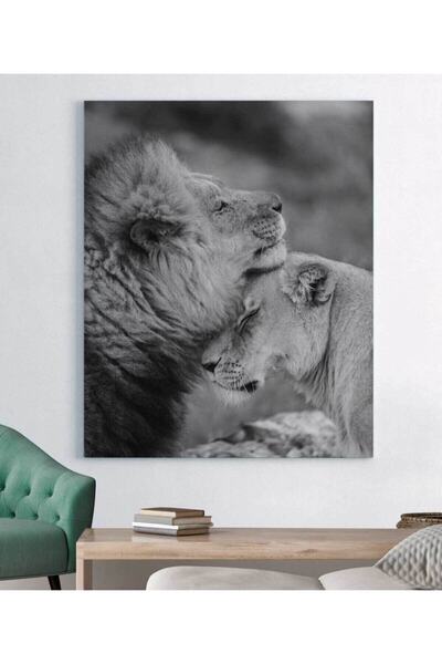 StellaStore Aslan Leopar Kanvas Tablo