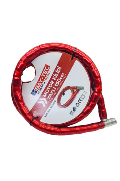 Baytec Bay-Tec Mk2476 Motor Bicycle Lock Spring Loaded 22 X 150 cm