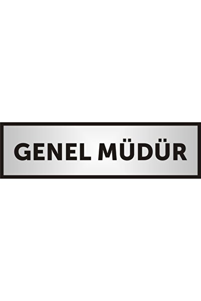 Genel Müdür Yazılı Kapı Levhası ,yönlendirme Levhası ,gümüş Renkli Aliminyum Levha