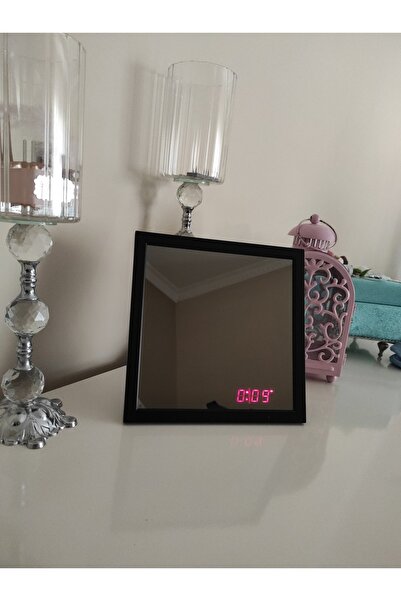 Genel Markalar Ilginc Hediyelik Aynalı Led Işıklı Duvar Saati