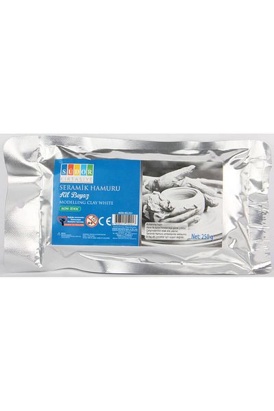 Sudoor Mobilya Südor Clay-251 Ceramic Bristle 250gr White