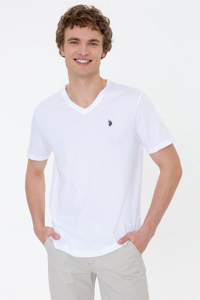 U.S. Polo Assn. U.S. Polo Assn Men's Reg V Neck T-shirt G081gl011-000-1350595