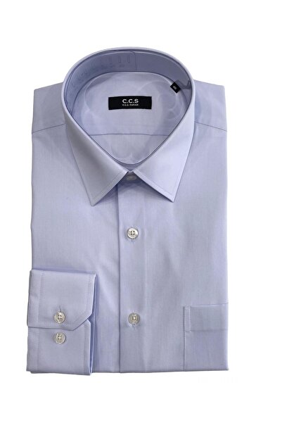 CCS Sarar Frank Co Cepli Regular Fit Açık Mavi Gömlek