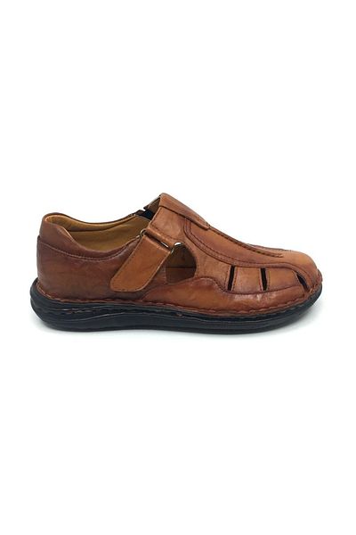 Luis Figo 100% Genuine Leather Orthopedic Summer Comfortable Men's Sandals Slippers 39-44
