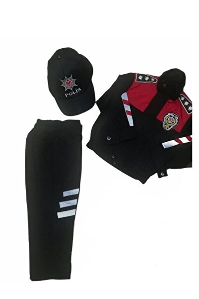 NOBLE STORE Çocuk Yunus Polis Kıyafeti Komple Set