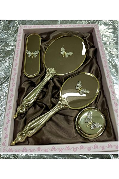 Ebrar Çeyiz Gelin Bohçası Ayna Tarak Takımı