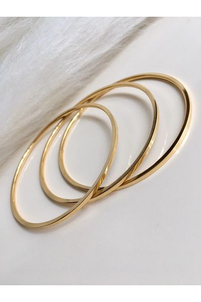 DS DİAMONDSHOP Steel Bracelet Set Cbk3105