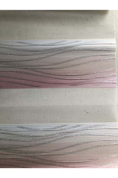 Lotus Meri Pembe Pliseli Zebra Perde-mutfak- Oturma Odası-meriv3