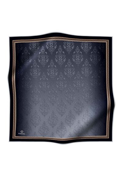 Vissona Γυναικείο μεταξωτό κασκόλ Twill Ασημί