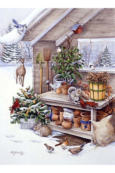 Marcel Kristal Tablo Christmas Day Diamond Mosaic Painting 50x70cm