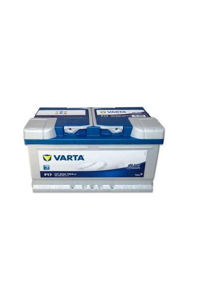 Varta 12 Volt 80 Amper Blue Dynamic Cca 740a F17 (eski Akü Iade Avantajıyla ) Yeni Üretim