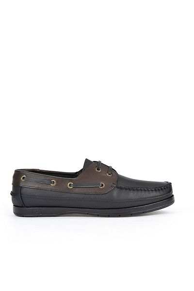 Ziya Ανδρικά παπούτσια casual από γνήσιο δέρμα - 141423z29 Μαύρο-Καφέ