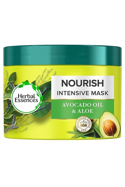 Herbal Essences قناع الشعر وفروة الرأس بزيت الصبار والأفوكادو 450 مل
