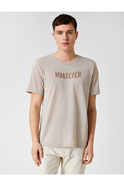 Koton Κεντημένο T-Shirt Standard Fit