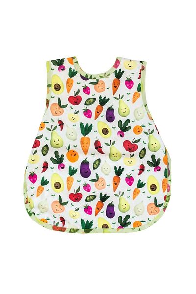 Modakids Baby Girl Boy Fruit Patterned Liquid Proof Sleeveless Spring Summer Use Feeding Bib