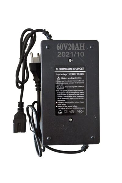 CANSINMOTORS 60 volt 20 amper Elektrikli Bisiklet Sarj Adaptörü