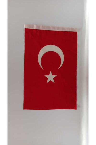 Türk Bayrağı 20x30 Alpaka Kumaş Sopasız -20 Adet