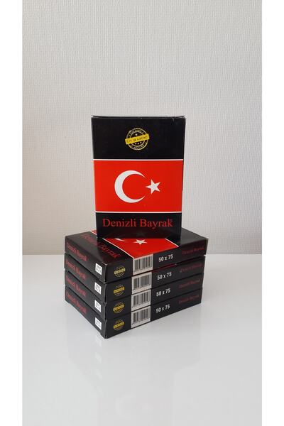 Türk Bayrağı Alpaka Kumaş 50x75