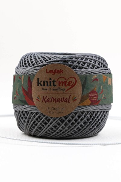 knitme Karnaval 50 Gr Durable Anti-Pilling Fade-Free Polyestser Hand Knitting Yarn Taka Yarn (3850)