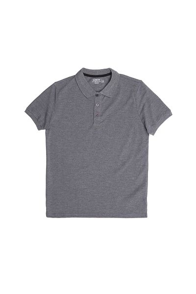 LİMON COMPANY Lemon Men's Anthracite Melange Polo T-Shirt