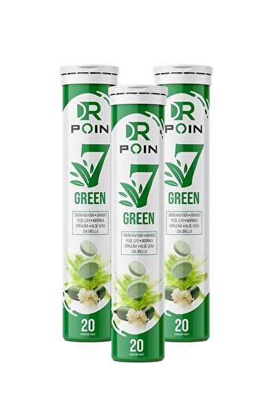 Dr Poin 7 Green Efervesan Tablet 3 Adet
