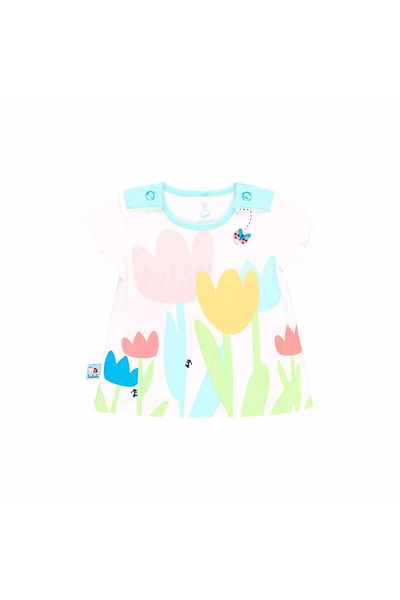 Boboli Baby Girl Cotton Dress White
