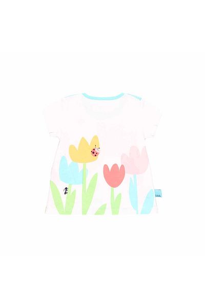 Boboli Baby Girl Cotton Dress White