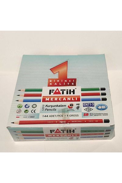 Fatih Coral Black Pencil 144 Pieces