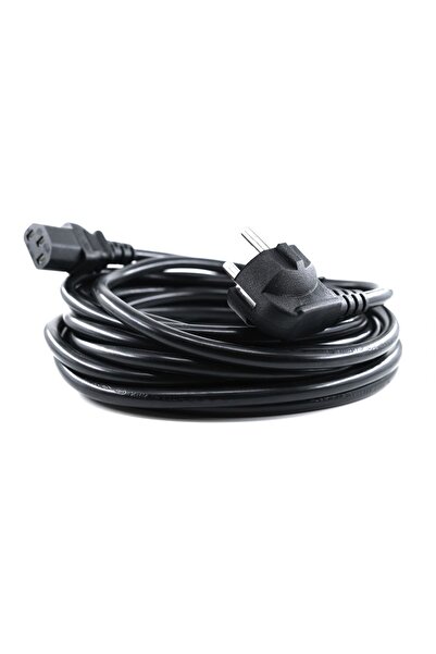 aogo 5 Metre Power Güç Kablosu C13 Iec 320 Enerji Kablosu 5m Monitör Pc Yazıc...