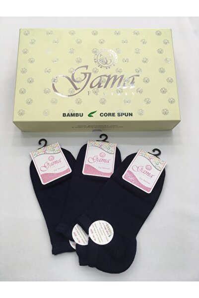 Gama Çorap 3 броя бамбукови, 100% естествени, без найлон, едноцветни, къси, тънки летни ботуши до глезена