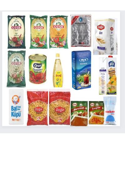 Komili Ramazan Kumanya Gıda Erzak Kolisi Ekonomik 16 Parça