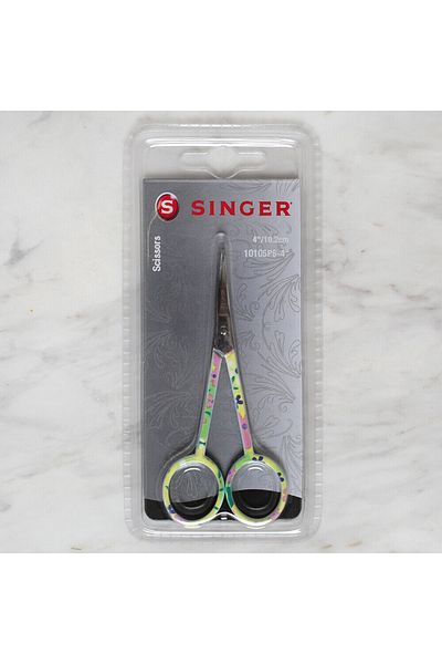 SİNGER مقص تطريز ذو طرف مجعد -10105p6-4