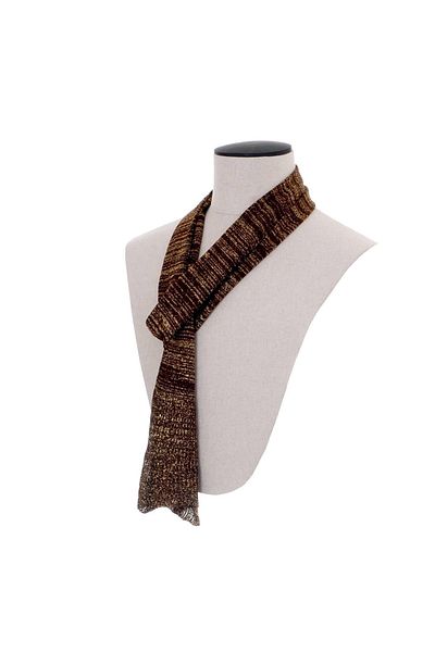 Fonem Glitter Scarf Brown Fo 106
