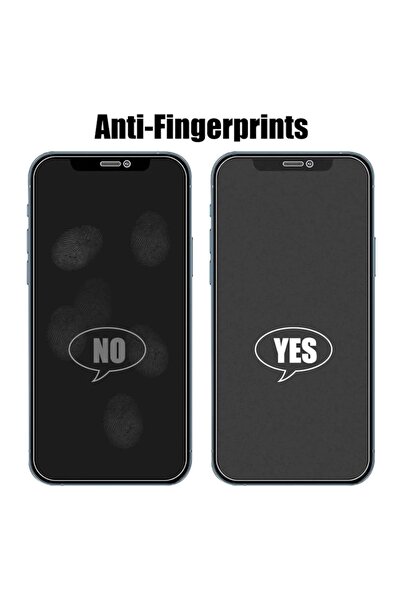 m.tk moveteck Iphone 13 Uyumlu Mat Hayalet Ekran Koruyucu Parmak İzi Yapmaz Esnek Kırılmaz Nano Cam