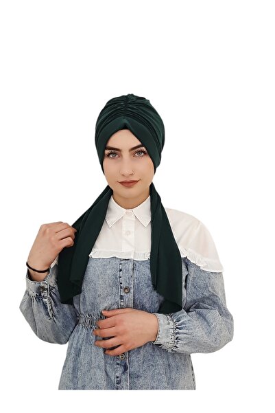 R&S modibone Дизайнерський готовий капюшон з підборіддям, смарагдово-зелений