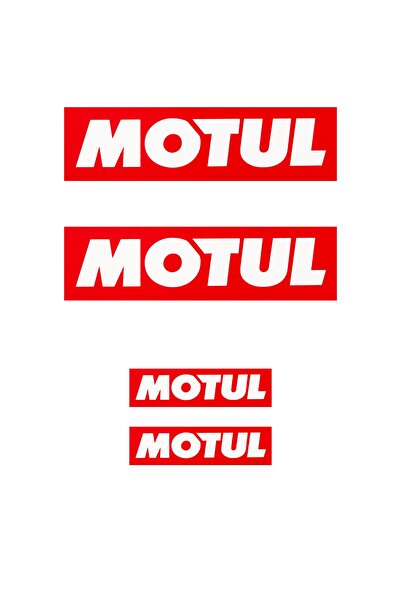 Motul Yağ Stiker Etiket 4 Adet