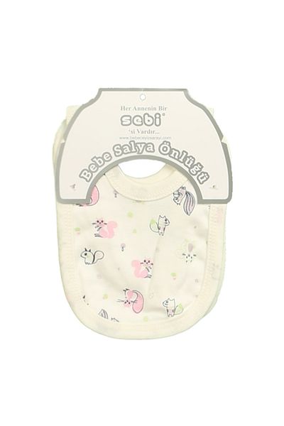 Sebi Baby Combed Cotton Oral Secretion Bib 2-Piece (Baby Girl)