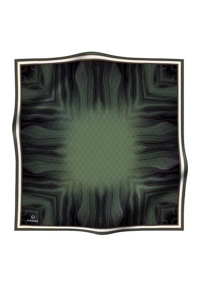 Vissona Γυναικείο Twill Μεταξωτό Κασκόλ Χακί