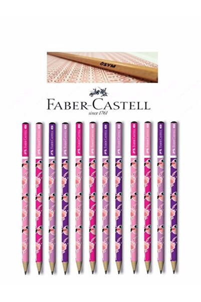 Faber Castell قلم رصاص فلامينجو 12 عبوة + قلم أسيم