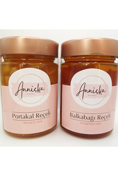 Katkısız Koruyucusuz Portakal Ve Çıtır Balkabağı Reçeli 2x400gr