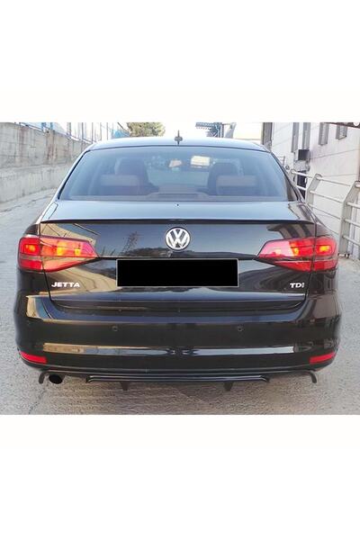 MKG Vw Jetta Mk6 R Difüzör Piona Black Sol Çift Çıkıs 2014 - 2018 Abs Plastik
