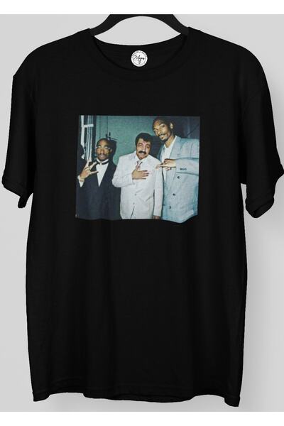 Edizen Oversize Müslüm Gürses,tupac,snoop Dogg Unisex T-shirt