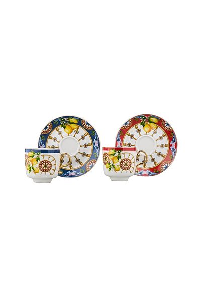 Lucky Art Lyeg 203 Harmony 6 Piece Bone Teacup