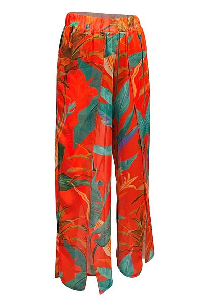 Bolder Lilly Orange Slit Beach Pants