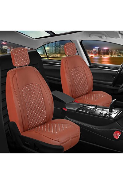 stiloto Original Baklava Model Car Seat Cover Set of 5 Suitable for Passenger...
